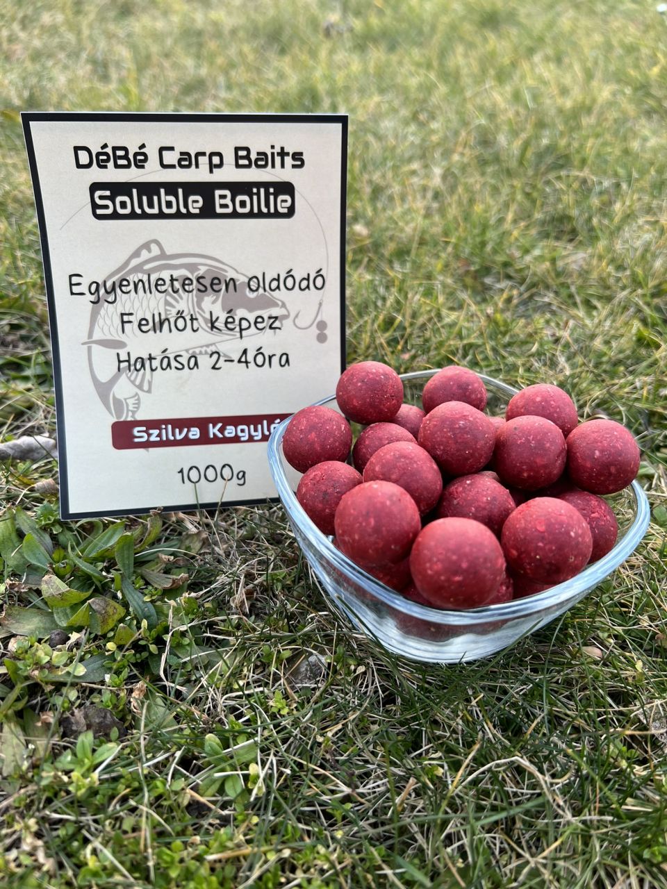 DéBé Carp Baits Soluble Boilie Szilva - Kagyló