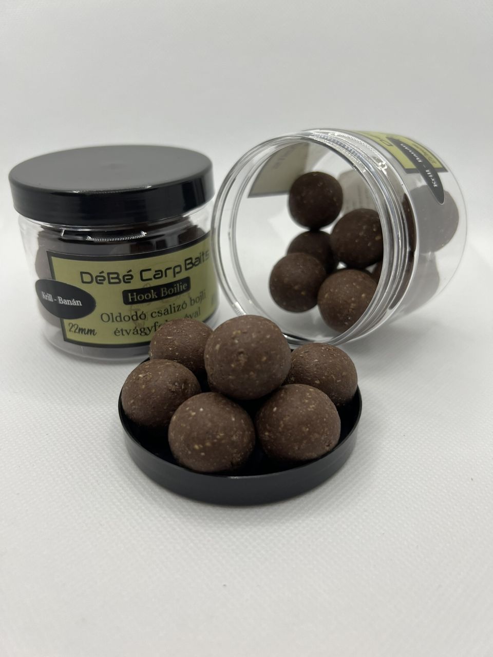 DéBé Carp Baits Oldódó Csalizó Bojli Krill - Banán 22mm